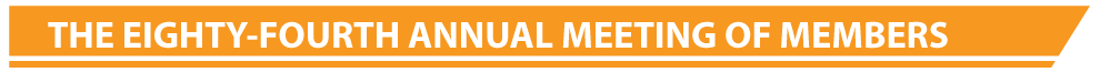 84th Annual Meeting Banner