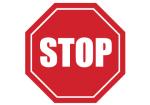 Stop sign icon