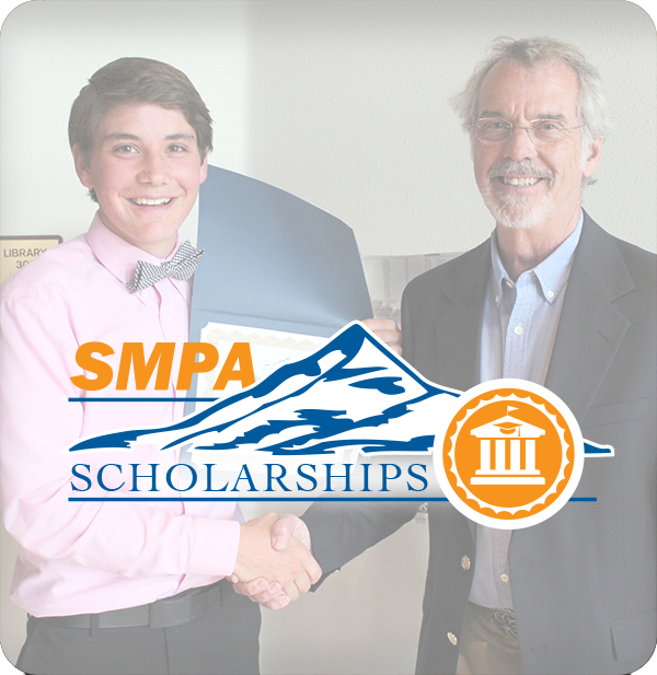 A student receives his SMPA Scholarship.